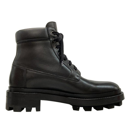 Hermes Short Boots 410 Men's - Black Leather