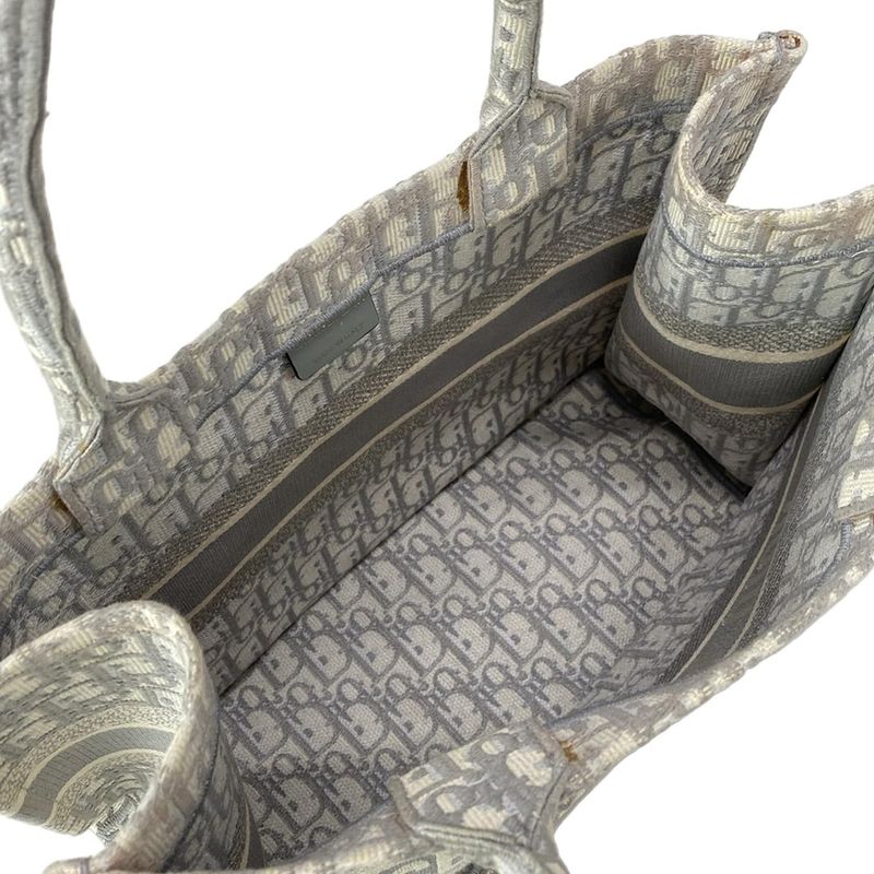 Dior Christian Dior Tote Bag Book Tote Medium Bag Old Small M1296zriw_m932 Gray