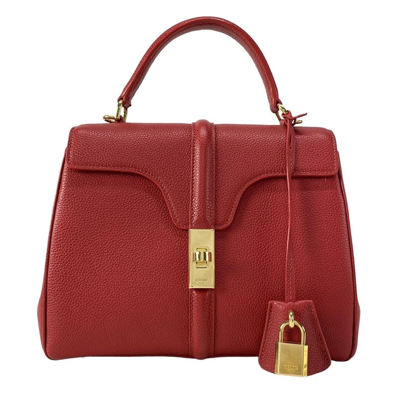 Celine Handbag 16 Saise Small 188003bf8.27ed Red