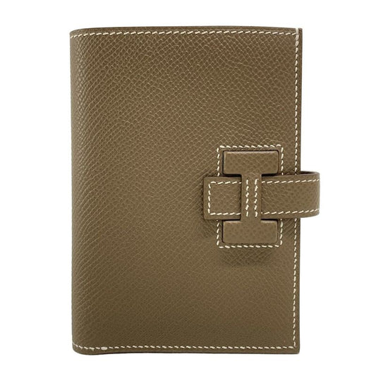 Hermes Bifold Wallet New H Passant Compact Etoupe