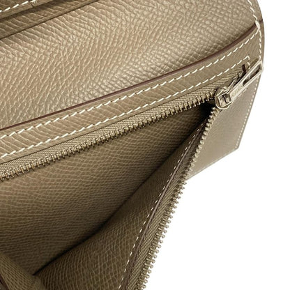 Hermes Bifold Wallet New H Passant Compact Etoupe