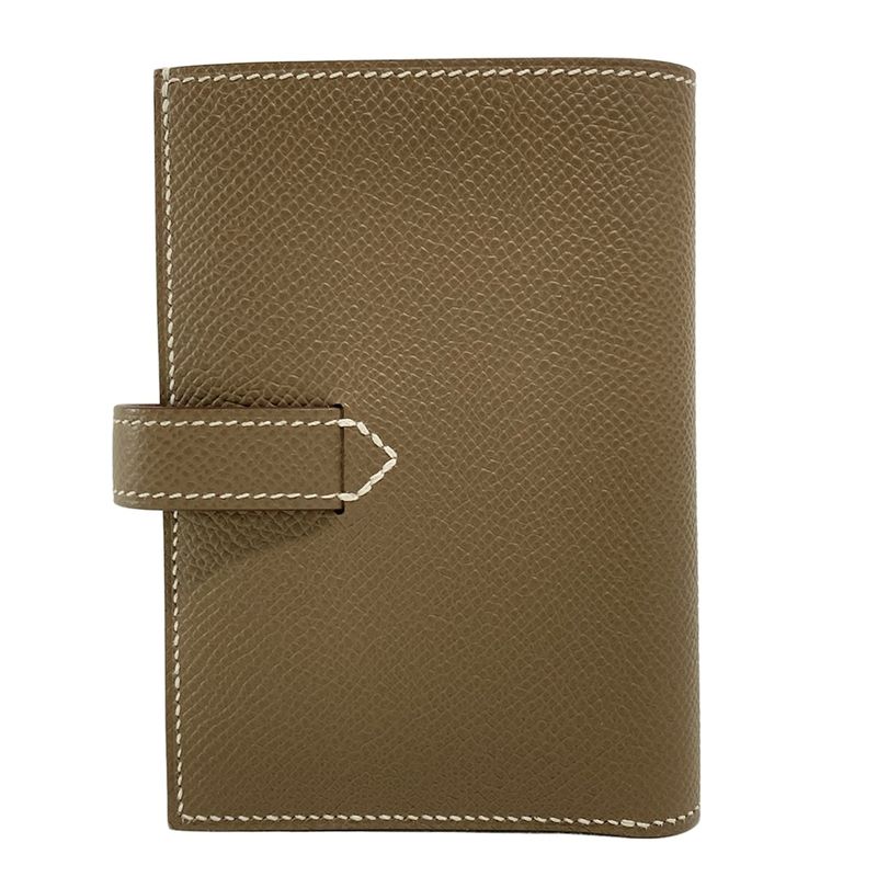 Hermes Bifold Wallet New H Passant Compact Etoupe