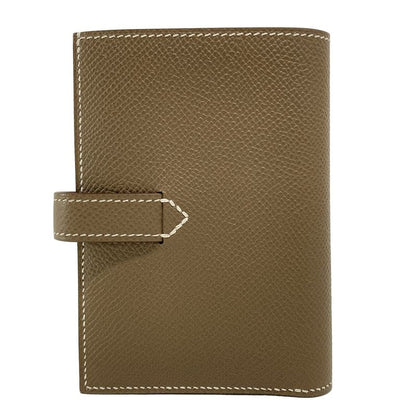 Hermes Bifold Wallet New H Passant Compact Etoupe