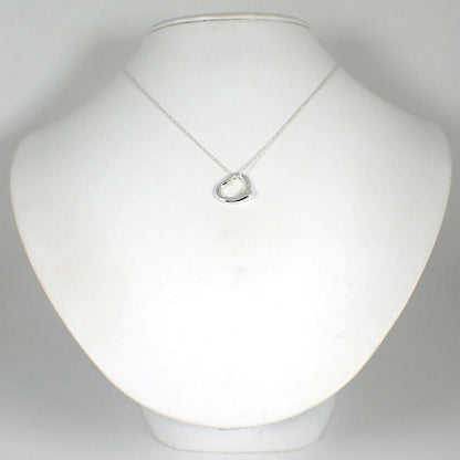 Tiffany & Co 925 Open Heart Pendant Necklace