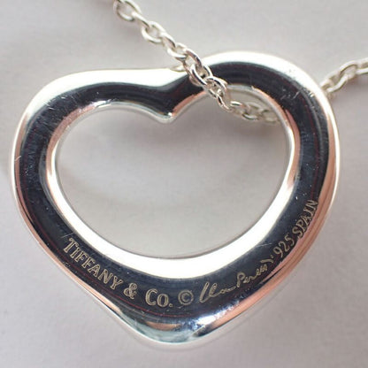 Tiffany & Co 925 Open Heart Pendant Necklace