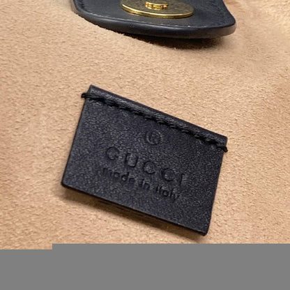 Gucci Tote Bag Raja 537219 Bordeaux X Black X Multi Rhinestone Chain Shoulder