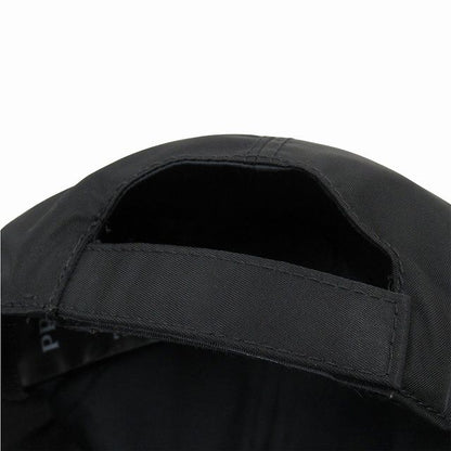 Prada "re-Nylon Baseball Cap" Hat 6 Panel Triangle Logo Triangle Logo Plate