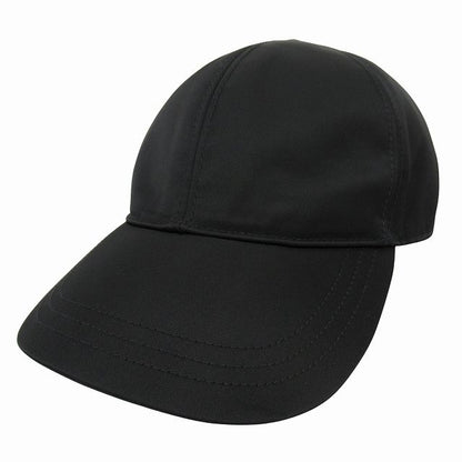 Prada "re-Nylon Baseball Cap" Hat 6 Panel Triangle Logo Triangle Logo Plate