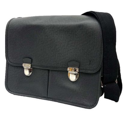 Louis Vuitton Taiga Alexei M32472 Shoulder Bag Messenger Bag Leather Black