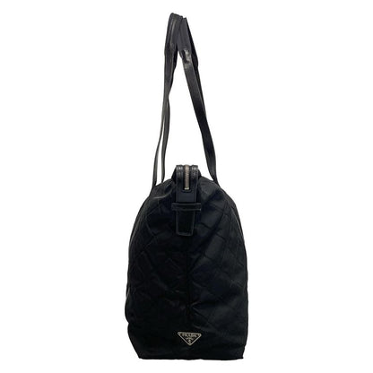 Prada Shoulder Bag - Black Quilted Leather