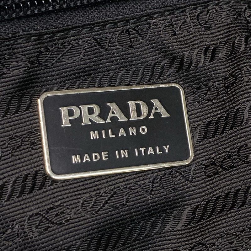 Prada Shoulder Bag - Black Quilted Leather