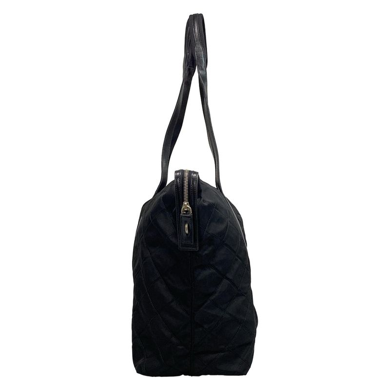 Prada Shoulder Bag - Black Quilted Leather