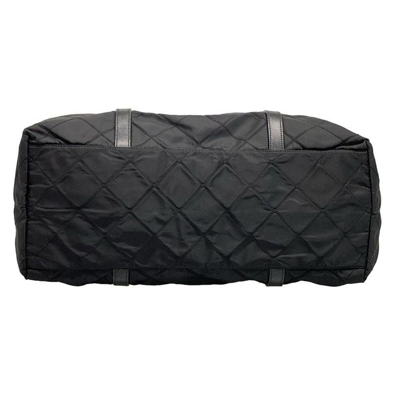 Prada Shoulder Bag - Black Quilted Leather