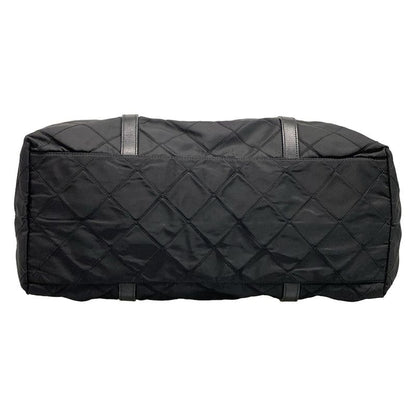 Prada Shoulder Bag - Black Quilted Leather