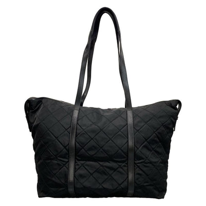 Prada Shoulder Bag - Black Quilted Leather
