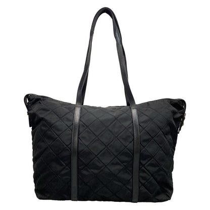 Prada Shoulder Bag - Black Quilted Leather