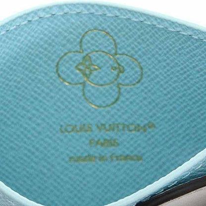 Louis Vuitton Card Case Porto Carte Sample Canvas Monogram Azur Frost