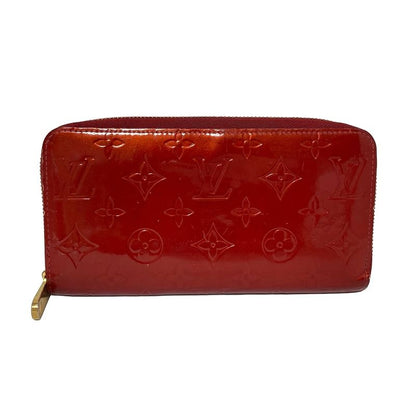 Louis Vuitton Long Wallet Monogram Vernis Zippy Wallet M91981 Pomme D'amour