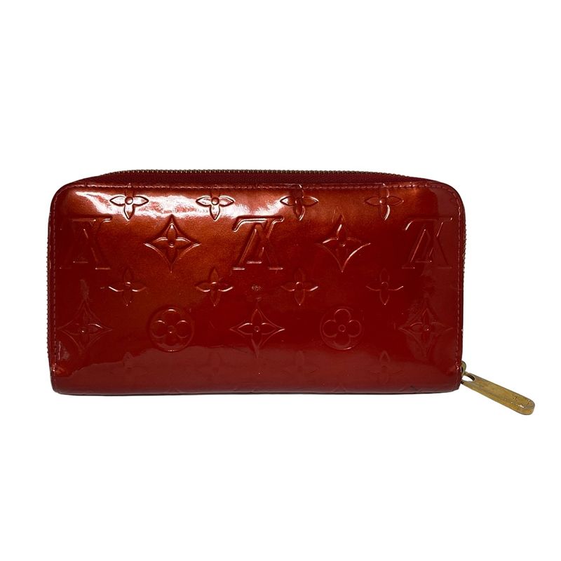Louis Vuitton Long Wallet Monogram Vernis Zippy Wallet M91981 Pomme D'amour