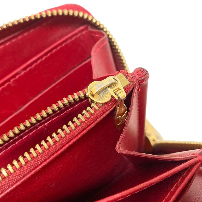 Louis Vuitton Long Wallet Monogram Vernis Zippy Wallet M91981 Pomme D'amour
