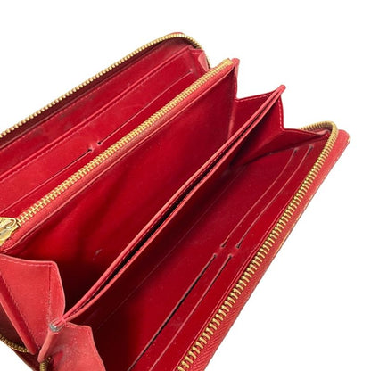 Louis Vuitton Long Wallet Monogram Vernis Zippy Wallet M91981 Pomme D'amour