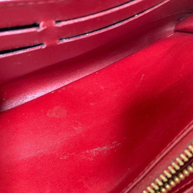 Louis Vuitton Long Wallet Monogram Vernis Zippy Wallet M91981 Pomme D'amour