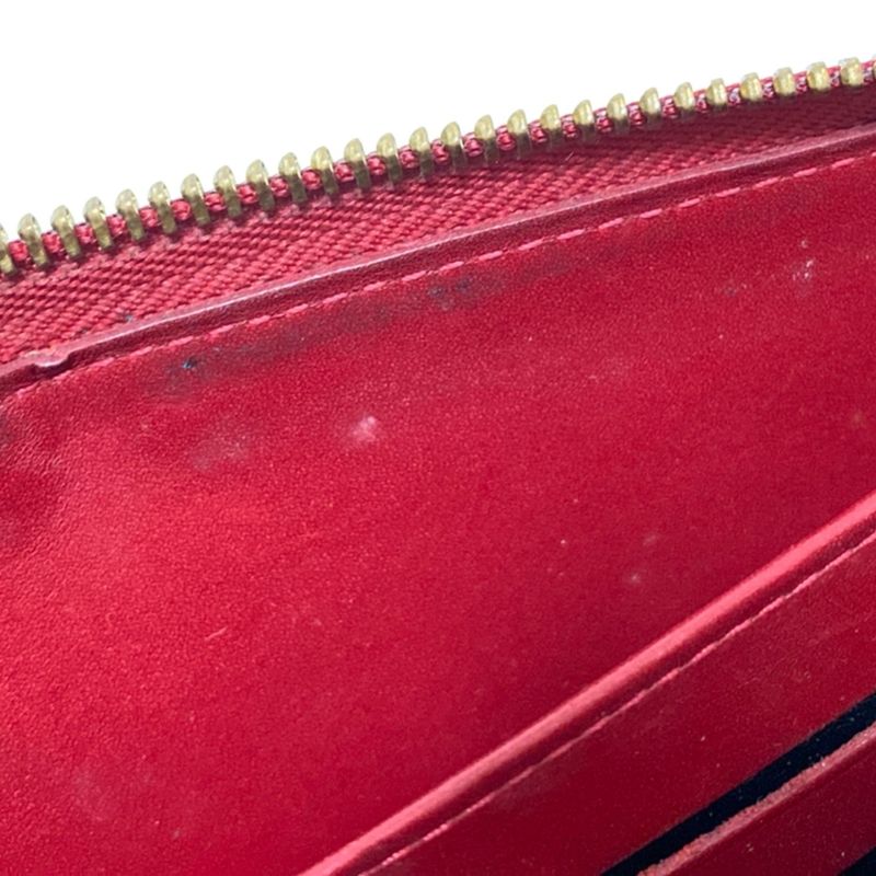 Louis Vuitton Long Wallet Monogram Vernis Zippy Wallet M91981 Pomme D'amour