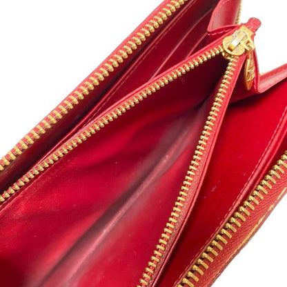 Louis Vuitton Long Wallet Monogram Vernis Zippy Wallet M91981 Pomme D'amour