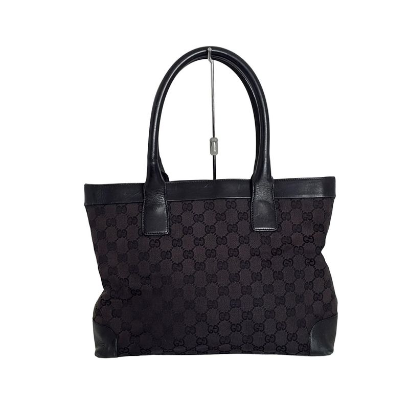 Gucci Handbag GG Pattern 0021119 Black Leather