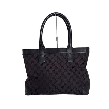 Gucci Handbag GG Pattern 0021119 Black Leather