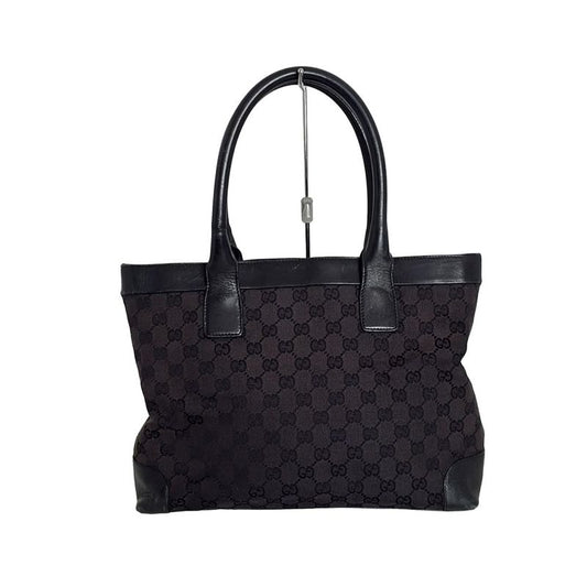 Gucci Handbag GG Pattern 0021119 Black Leather