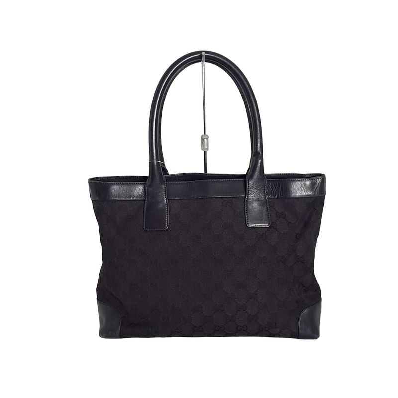 Gucci Handbag GG Pattern 0021119 Black Leather