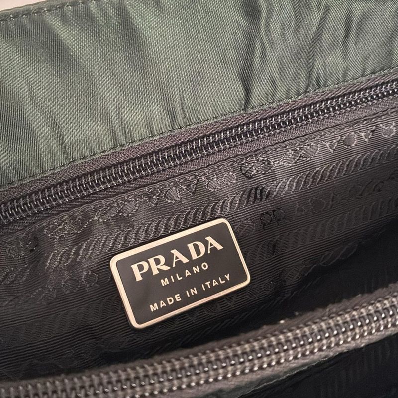 Prada Tote Bag - Dark Green