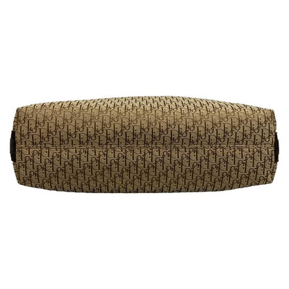 Dior Christian Dior Shoulder Bag Street Chic Trotter Beige X Dark Brown Leather