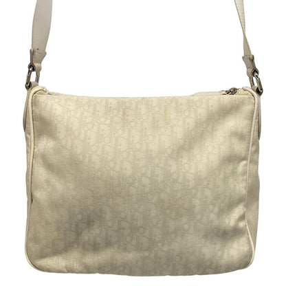 Dior Christian Dior Shoulder Bag Trotter Beige Leather