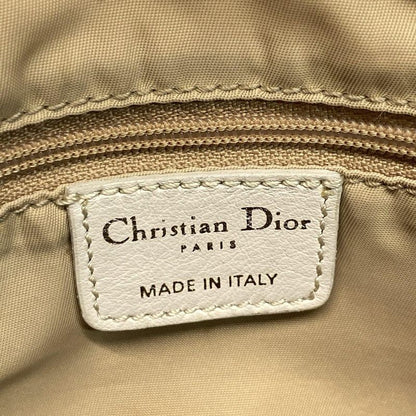 Dior Christian Dior Shoulder Bag Trotter Beige Leather
