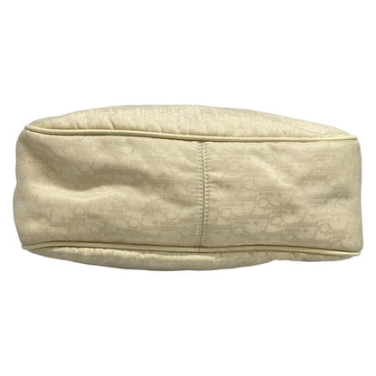 Dior Christian Dior Shoulder Bag Trotter Beige Leather