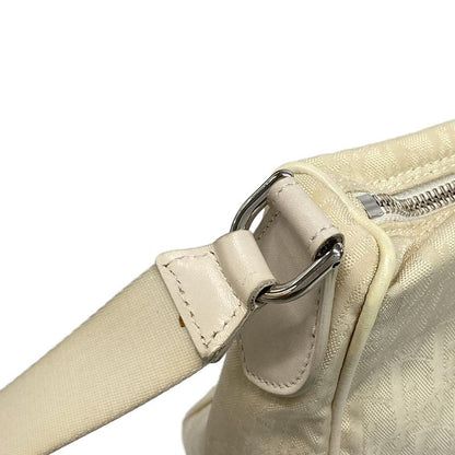 Dior Christian Dior Shoulder Bag Trotter Beige Leather