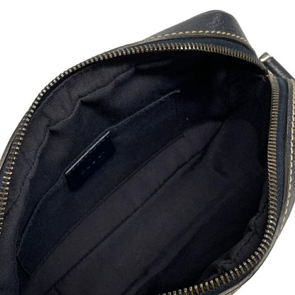 Gucci Shoulder Bag GG Plus/GG Supreme 162910 Ivory X Navy Leather