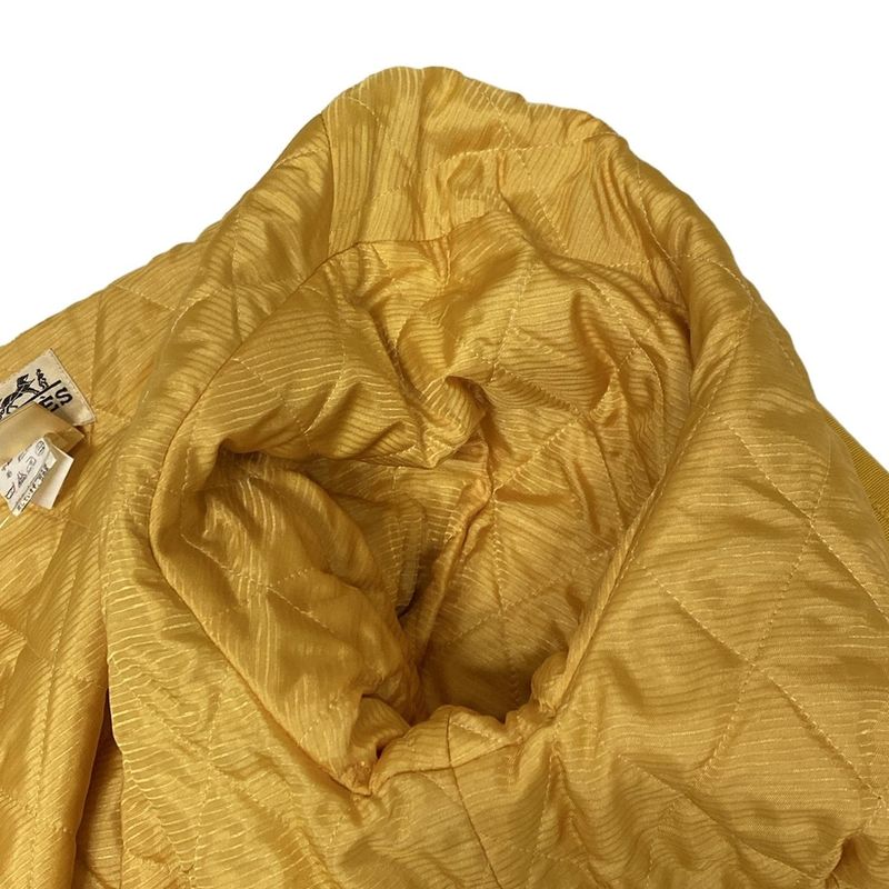 Hermes Blouson Size 36 S Women's Blue X Yellow X Multi Silk