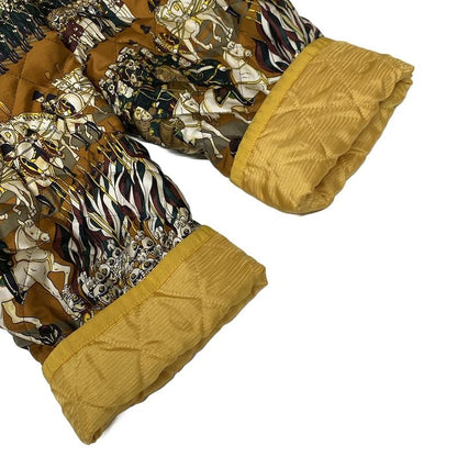 Hermes Blouson Size 36 S Women's Blue X Yellow X Multi Silk