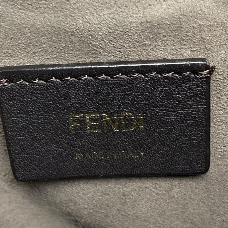 Fendi Handbag Mon Tresor 8bs010 Black Leather