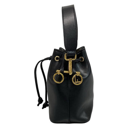 Fendi Handbag Mon Tresor 8bs010 Black Leather