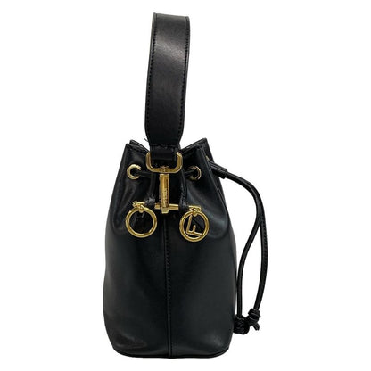 Fendi Handbag Mon Tresor 8bs010 Black Leather