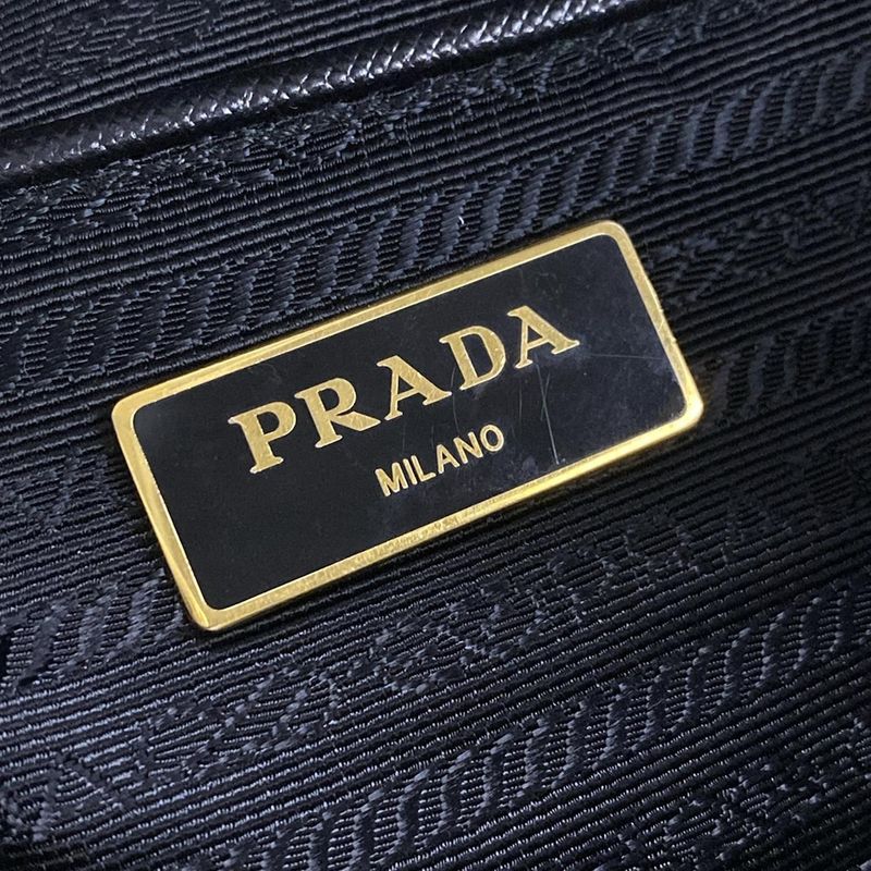 Prada Tote Bag Galleria Medium Bag Bn2274 Black Leather