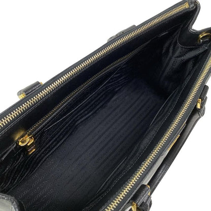 Prada Tote Bag Galleria Medium Bag Bn2274 Black Leather