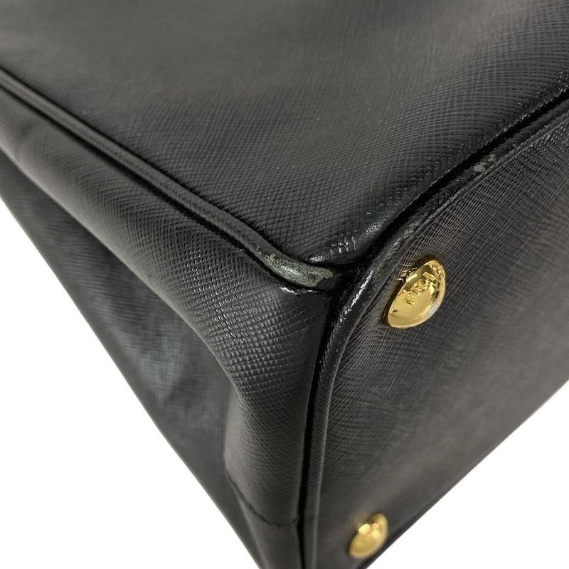 Prada Tote Bag Galleria Medium Bag Bn2274 Black Leather