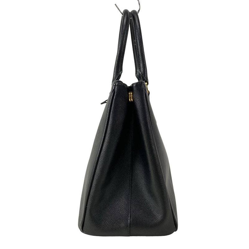 Prada Tote Bag Galleria Medium Bag Bn2274 Black Leather