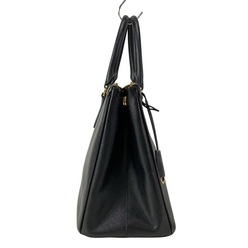 Prada Tote Bag Galleria Medium Bag Bn2274 Black Leather