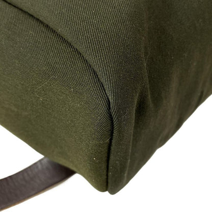 Hermes Backpack Sac Herbag Her Bag A Dos Khaki X Dark Brown Gold Hardware